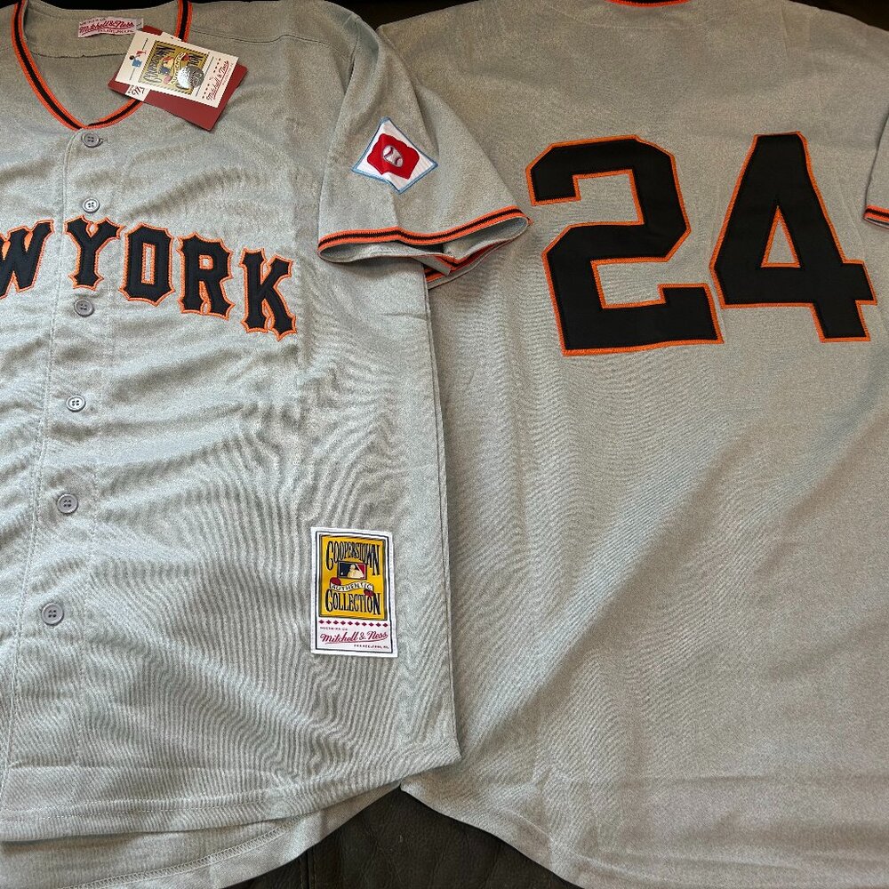 Mitchell and NESS NEW YORK GIANTS WILLIE MAYS Men's JERSEY Sz M,L,XL,2XL NWT - Picture 5 of 8